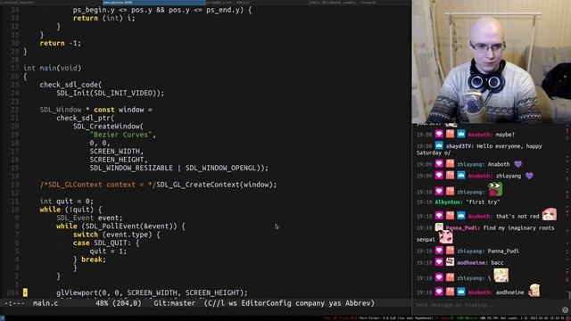 Bézier Curves using OpenGL Fragment Shader — Day 2 смотреть онлайн