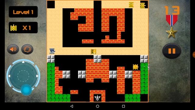 Tank 1990. Обзор Android Игры смотреть онлайн