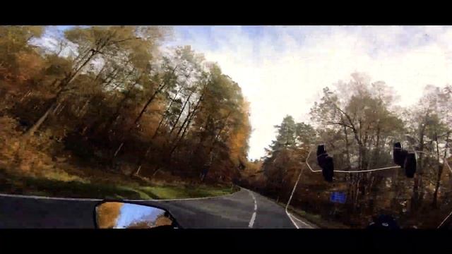 Dolina Baryczy - jesienna jazda - Honda NC750X смотреть онлайн