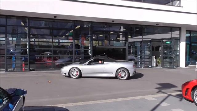 Ferrari F360 Spider Driving Sound смотреть онлайн