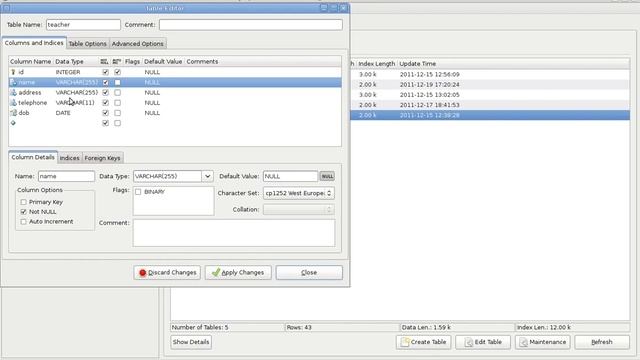 Tcl/Tk/MySQL Example:School Registration:Lesson2:Database Design. (Arabic Version) смотреть онлайн