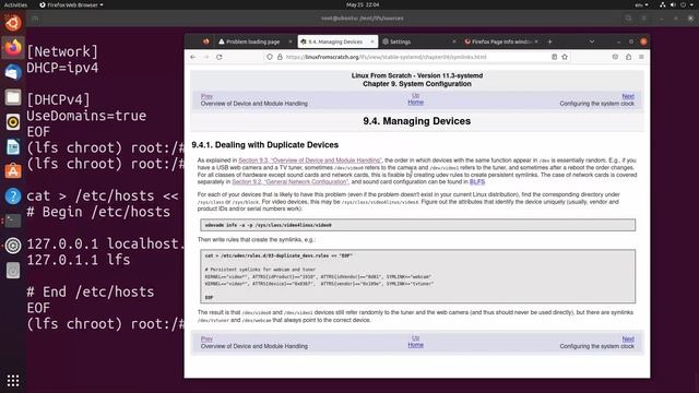 Linux from Scratch 11.3 SystemD: System Configuration смотреть онлайн