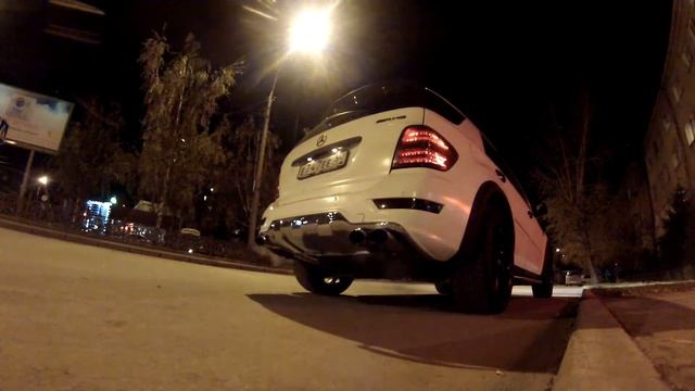Mercedes Benz ML500 W164 63Amg tuning exhaust systems Ч.1 смотреть онлайн