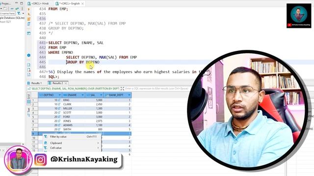 ?P7-Mastering SQL: 200 Essential Queries - SUB-QUERIES, ANALYTICAL FNS?? #bigdata #testing смотреть онлайн
