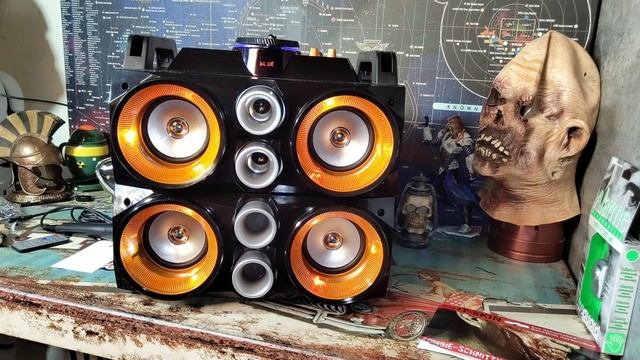 Unboxing und Soundtest Fenton MDJ200 Party Station, 150W, 4x4 Lautsprecher Teil 1 смотреть онлайн