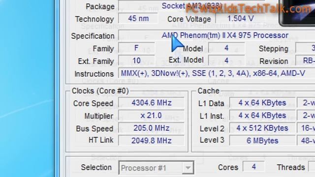 AMD Phenom II X4 975 Black Edition Video Review смотреть онлайн