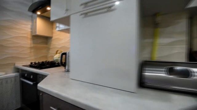 Кухня с котлом. Кухня из пластика. Дизайн кухни с котлом. смотреть онлайн