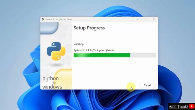 How to install Python 3.11.4 on Windows 10 | Amit Thinks смотреть онлайн
