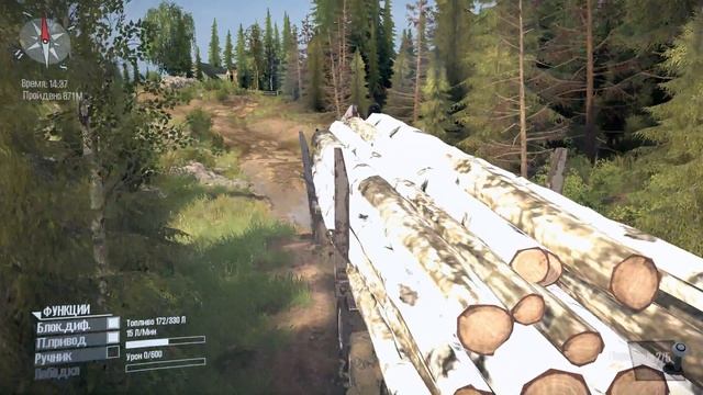 Spintires: MudRunner american wilds ! Western Star 6900 XD смотреть онлайн