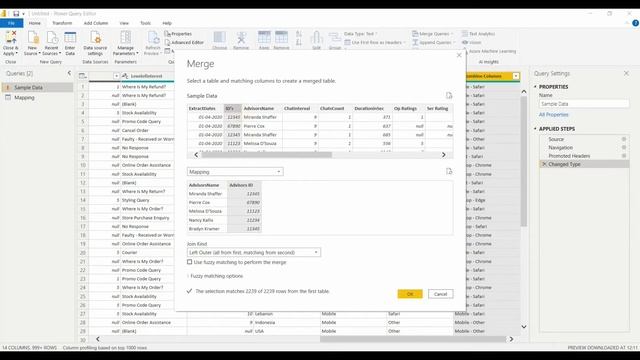 15) PowerBIWorld: How to Merge query in Power BI Desktop, Merge queries, Power BI Merge Query смотреть онлайн