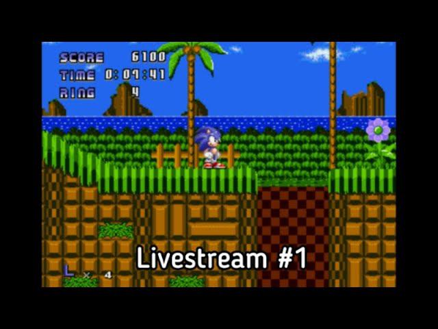Sonic Chaos Quest Ultimate fangame walkthrough. S1 hack Livestream ASMR #1 смотреть онлайн