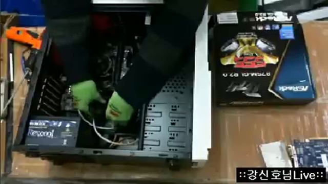 Computer Assembly Process - i5 3570 & B75 & HD7850 System смотреть онлайн