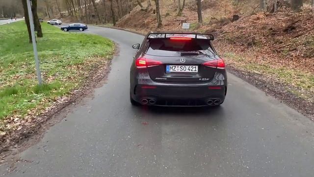 Mercedes-Benz A Klasse A45 S AMG 421PS Top Speed Drive