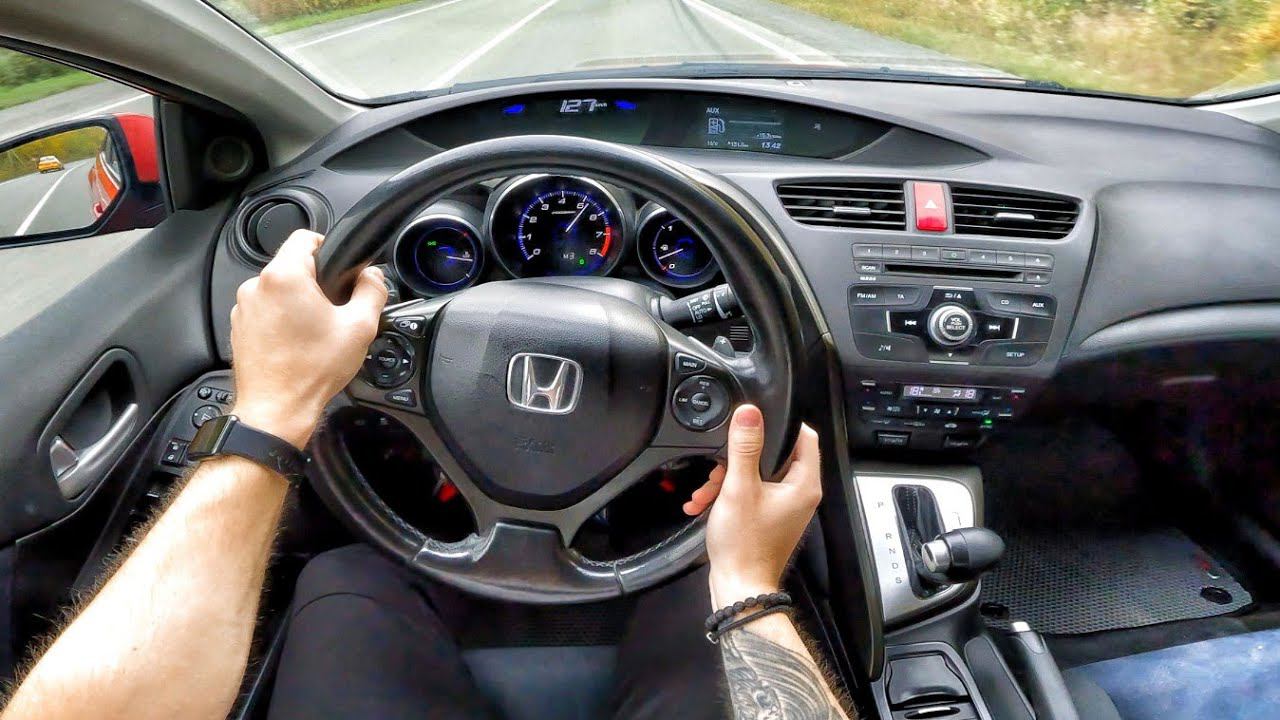 2012 Honda Civic 1.8 AT - ТЕСТ-ДРАЙВ ОТ ПЕРВОГО ЛИЦА смотреть онлайн
