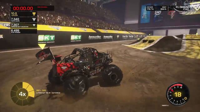 Monster Jam Steel Titans - Part 4 Gameplay | Arena Championship [PS4 PRO] смотреть онлайн