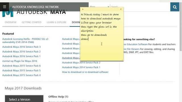 how to download autodesk maya 3d software 32 bit & 64 bit full version FREE смотреть онлайн