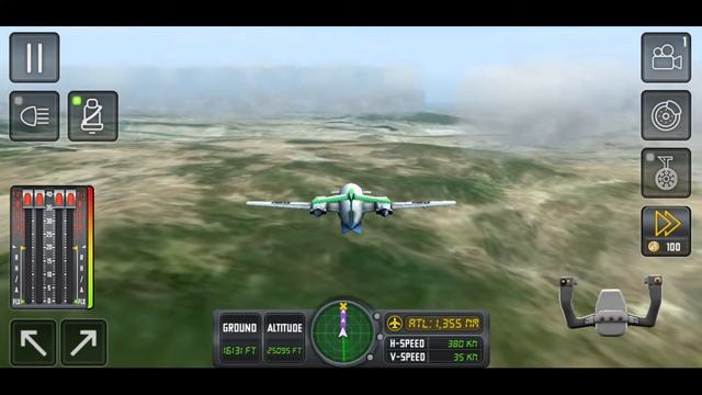 Flight Sim 2018 gameplay / Android flight game / airplane game смотреть онлайн