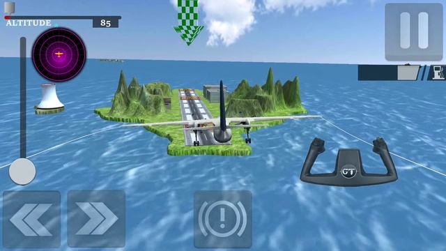Fly Plane Flight Simulator : Android Games - Gameplay смотреть онлайн