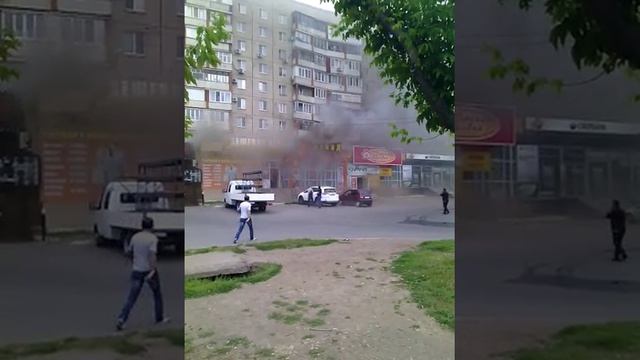 Оренбург пожар на ул. Салмышской 01.07.2016 смотреть онлайн