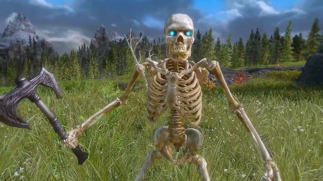 Know you enemy Skeletal Test - Skyrim VR смотреть онлайн