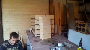 Барбекю из пеноблоков.