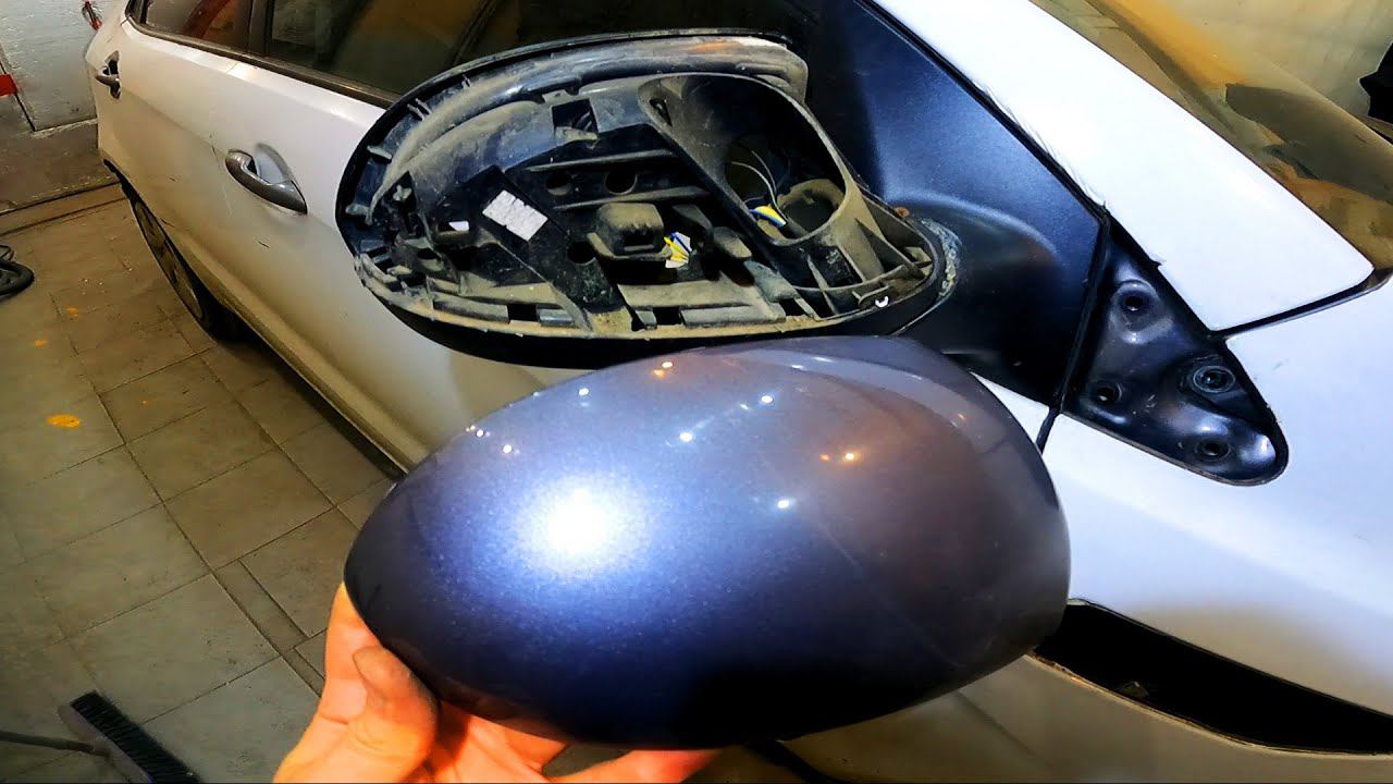 Как снять наружный пластик зеркала заднего вида Kia Rio 2011-2017год смотреть онлайн