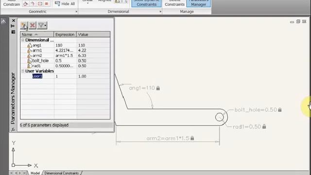 AutoCad - 3-2 Parameters Manager смотреть онлайн