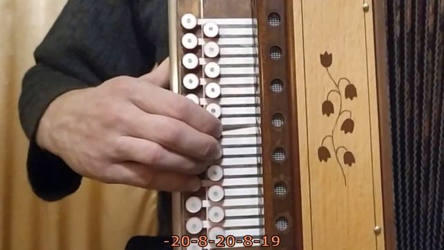 Синеваразбор на гармони с цифрами