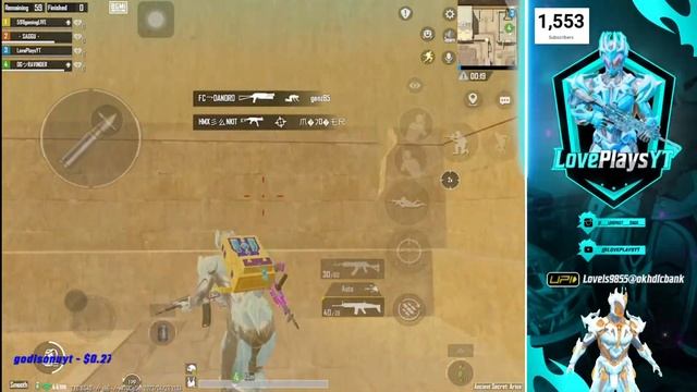 new iPad Player? BGMI UNBAN +18 plus || ? LovePlaysYT Live Stream || смотреть онлайн