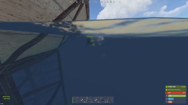 ДОМ КОРАБЛЬ! ПОСТРОИЛИ самый КРАСИВЫЙ ДОМИК на сервере! Plyushka. Rust / Раст смотреть онлайн