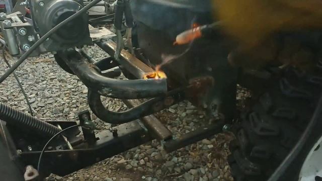 Fabing and Mounting A Plow For A Riding Mower Pt 2 смотреть онлайн