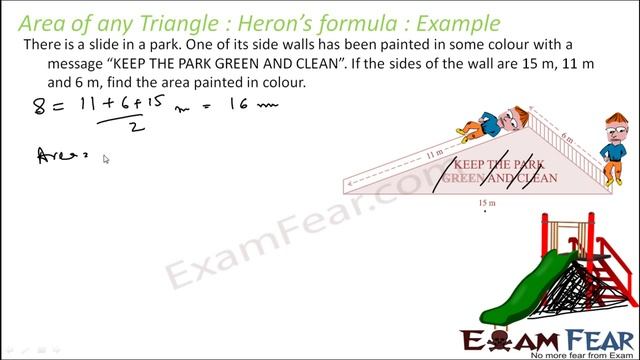 Maths Heron's Formula part 4 (Area of Triangle: Numerical) CBSE class 9 Mathematics IX смотреть онлайн