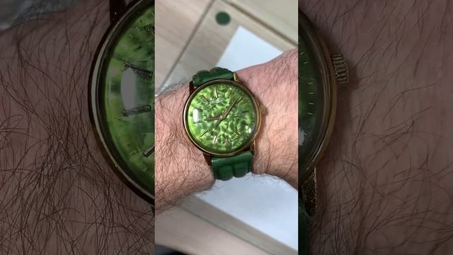 Раритетные часы Ракета 2609.НА с красивым и необычным покрытием циферблата ПЧЗ смотреть онлайн