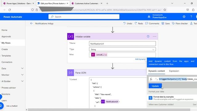 Add In App Notification with Clickable link in Model Driven Apps PowerApps смотреть онлайн