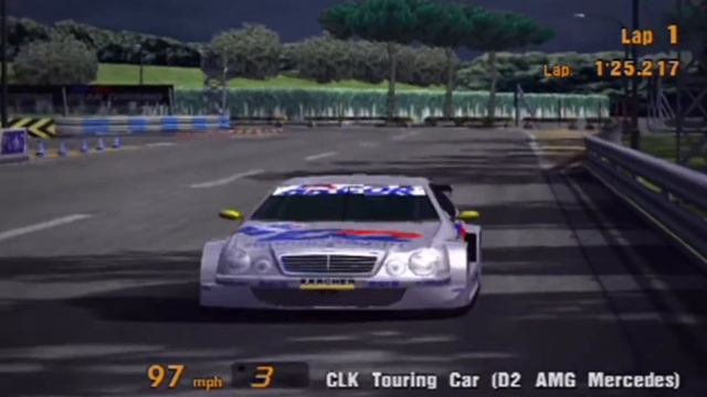 Gran Turismo 3: Mercedes-Benz CLK DTM | Rome Circuit смотреть онлайн