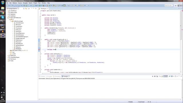 Minecraft 2D mit Java programmieren #7 - Rendering смотреть онлайн