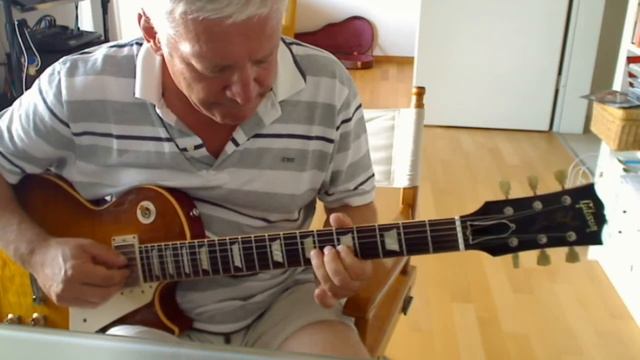 Minorblues Am - with a Gibson Les Paul '58 смотреть онлайн