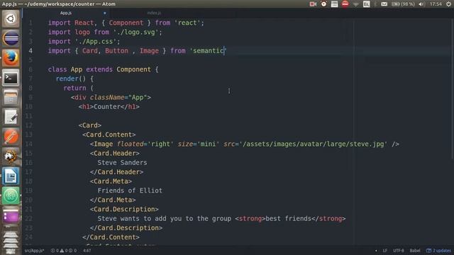 Contador basico con reactjs y semantic-ui смотреть онлайн