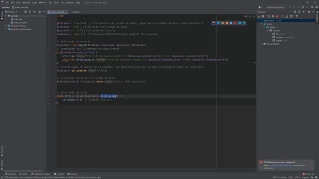 Solución: Fatal error: Uncaught Error: Call to a member function fetch_assoc() on bool смотреть онлайн