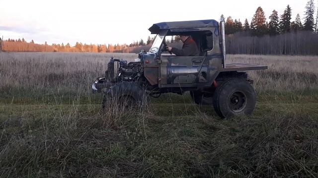Полноуправляемый УАЗ первый выезд. Две раздатки. смотреть онлайн