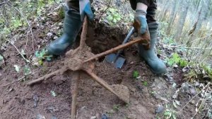 Ищем и копаем металл на мотоблоке.Коп чермета.Заработок в деревне.
