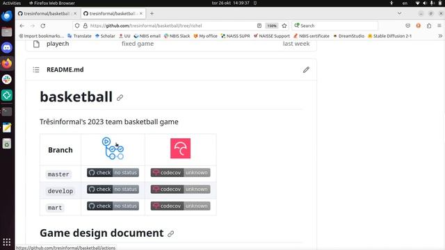 Basic GitHub workflow: merge README.md from topic branch to develop, no code review смотреть онлайн