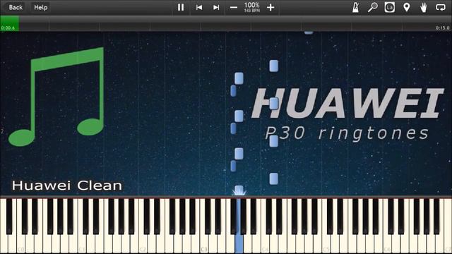 HUAWEI P30 RINGTONES IN SYNTHESIA смотреть онлайн