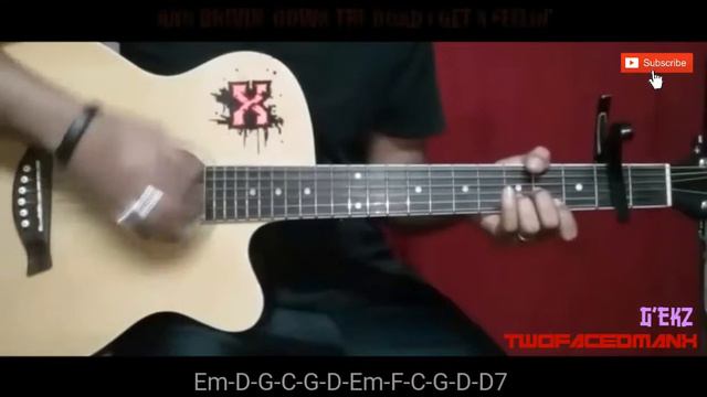Take Me Home, Country Roads - John Denver (Guitar Cover With Lyrics & Chords) смотреть онлайн