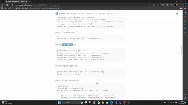 Cómo usar EntityUser + JWT y MongoDb en Net Core 7 | Crud API Rest | paso a paso | 2023 смотреть онлайн