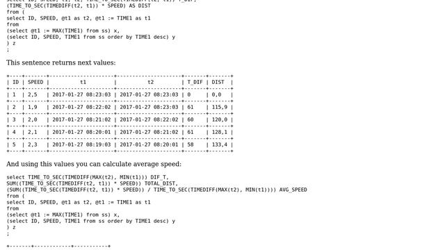 Comparing previous/next record to calculate an average speed (2 Solutions!!) смотреть онлайн