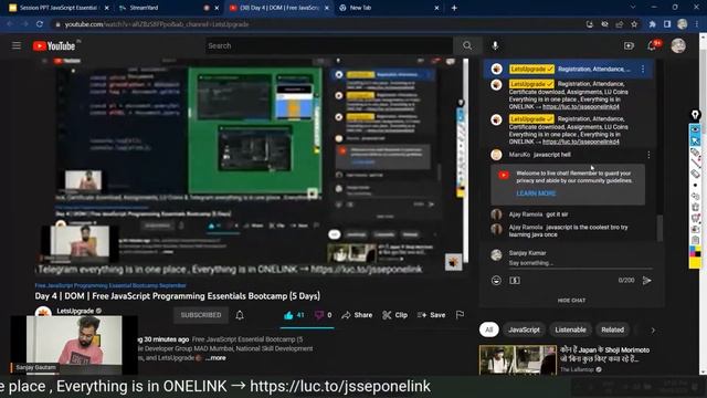 Day 4 | DOM | Free JavaScript Programming Essentials Bootcamp (5 Days) смотреть онлайн