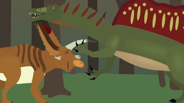Spinosaurus VS Pentaceratops смотреть онлайн