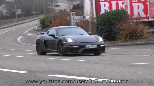 New Porsche 718 Cayman GT4 - 2020 / 2021 - 982 Series - Barely Disguised Prototype - Part 3