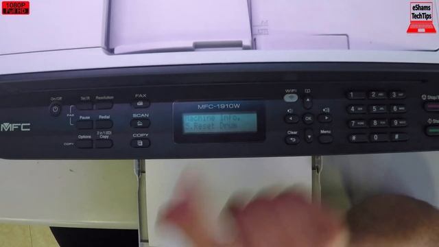 Reset Drum Brother MFC 1910W MFC 1810
